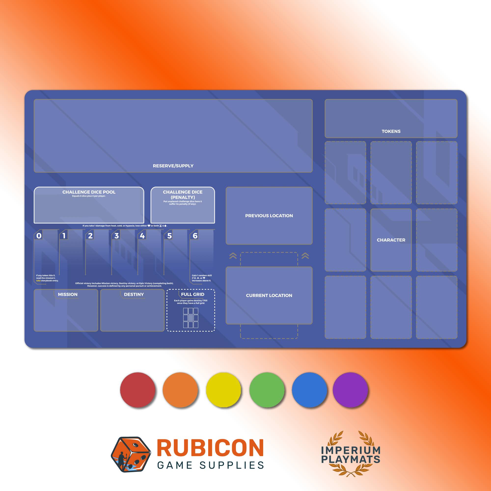 Vantage compatible solo playmat