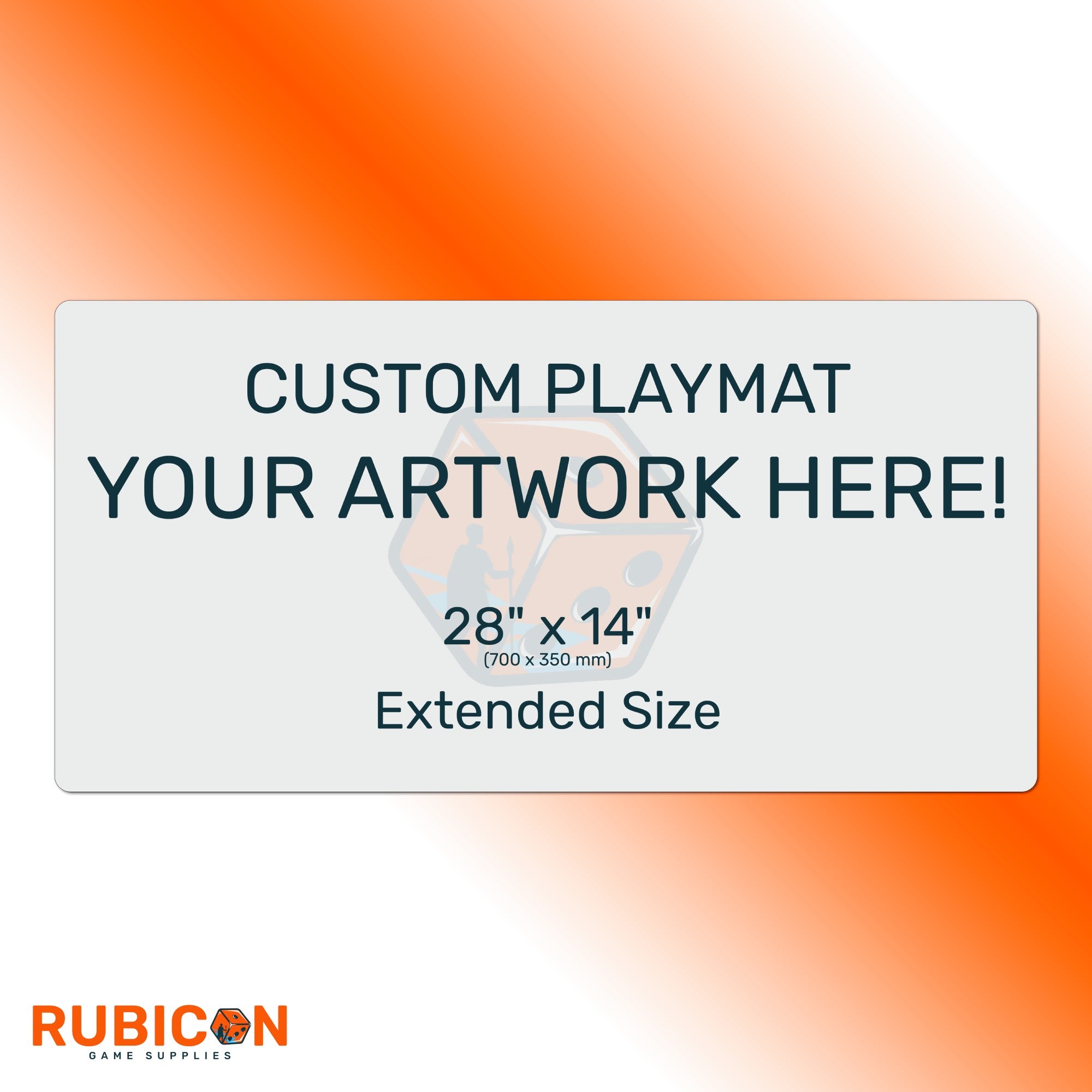Custom 28" x 14" Playmat
