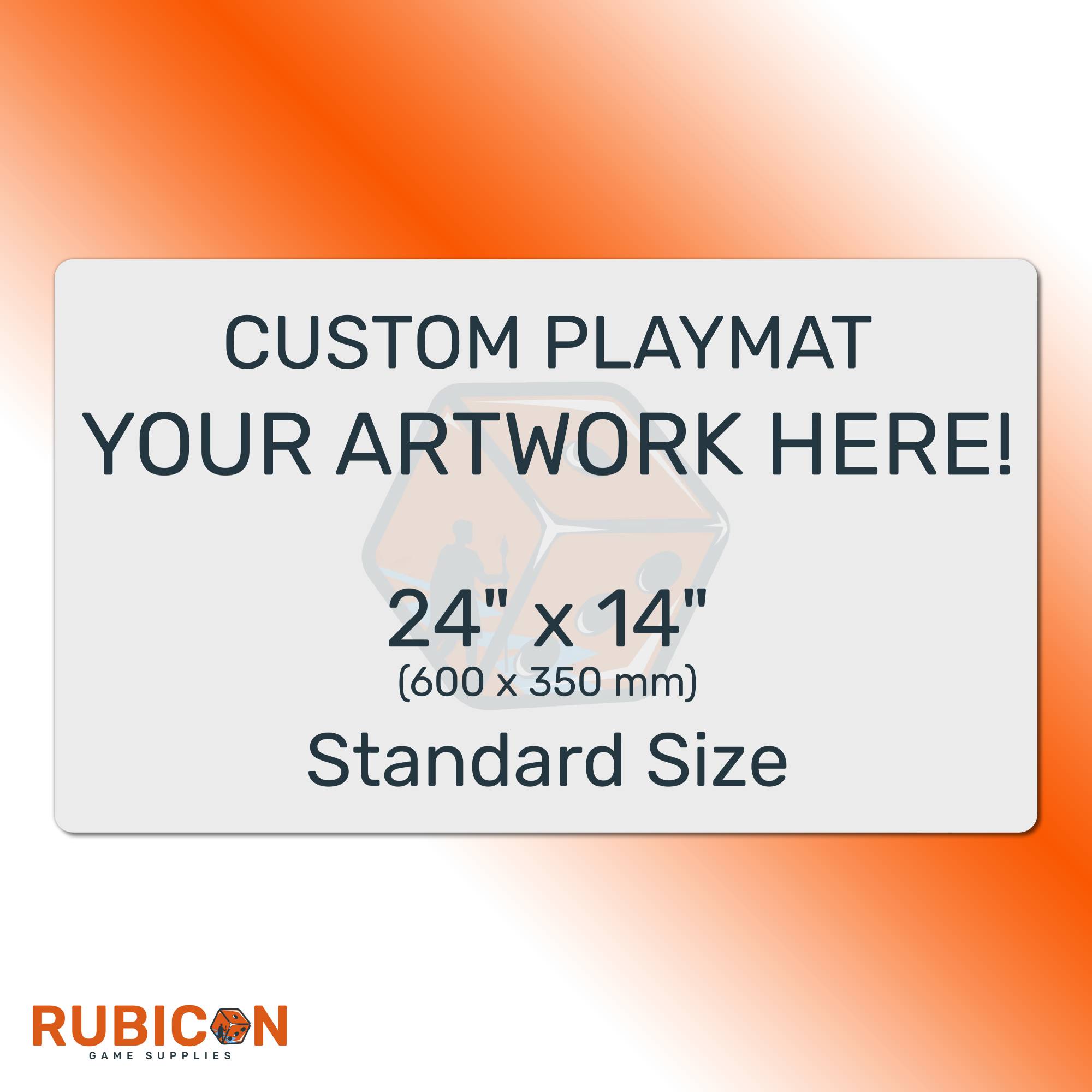 Custom 24" x 14" Playmat