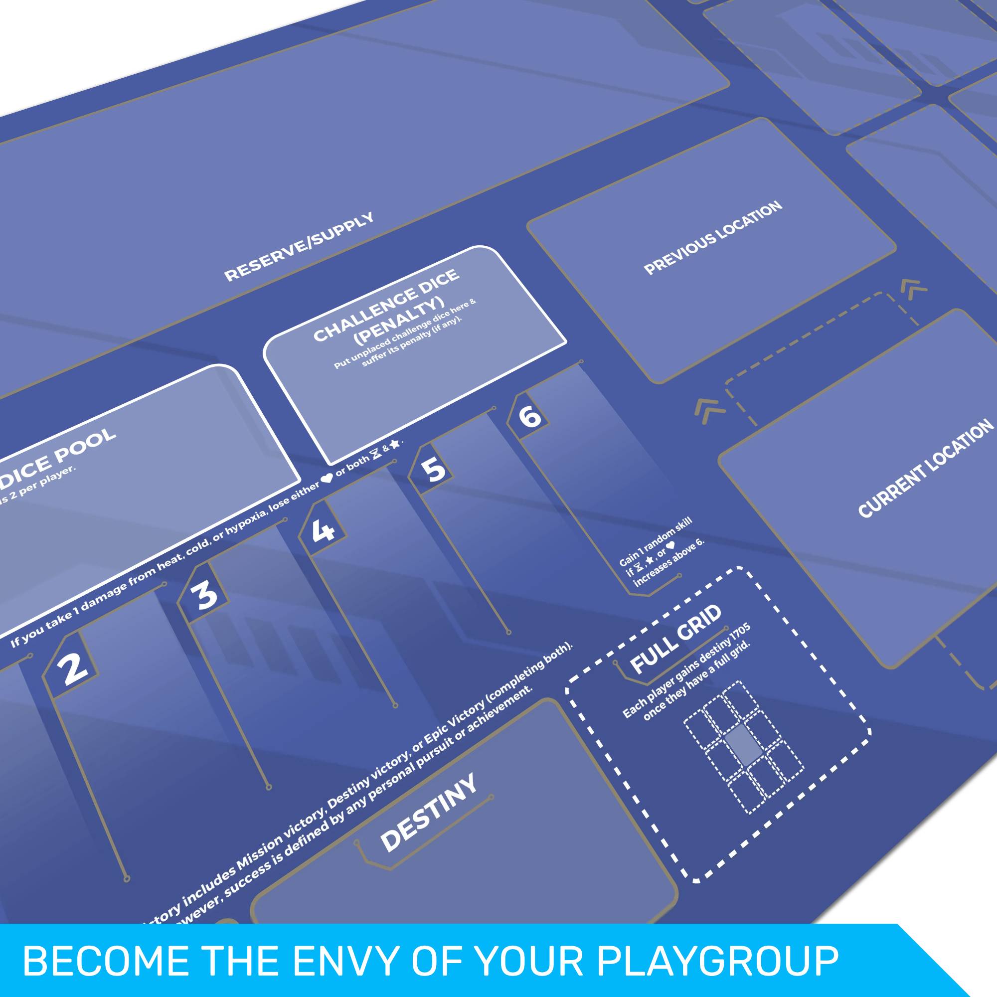 Vantage compatible solo playmat