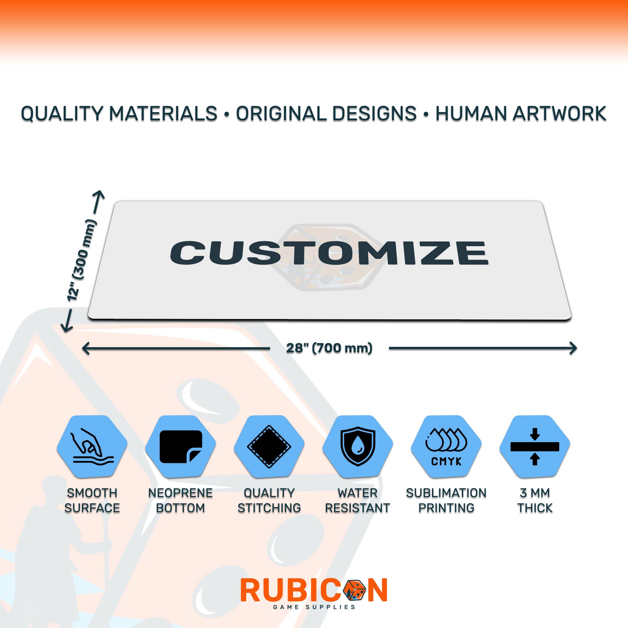 Custom Mousepad 24" x 12"