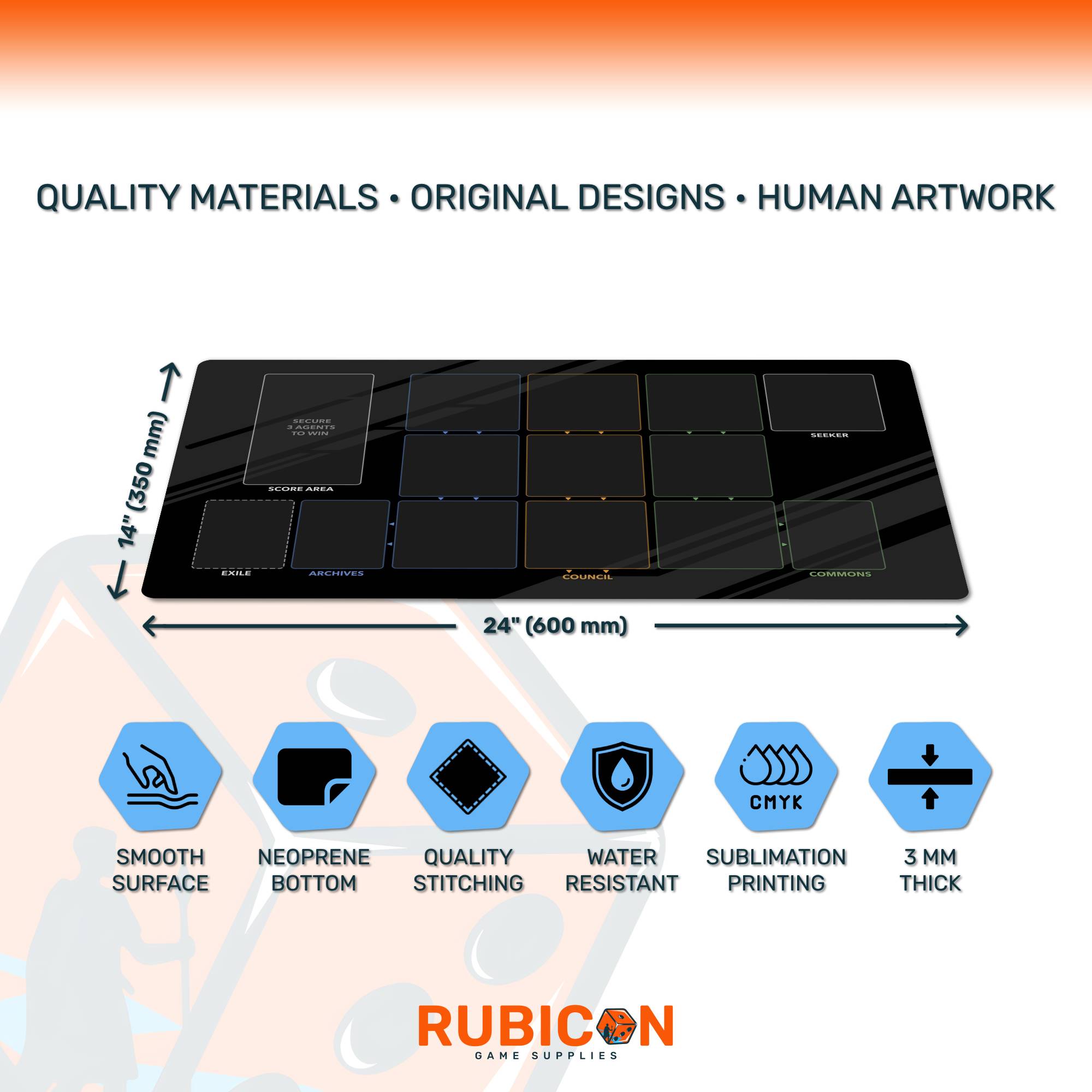 Hubworld Aidalon compatible playmat, unofficial accessory