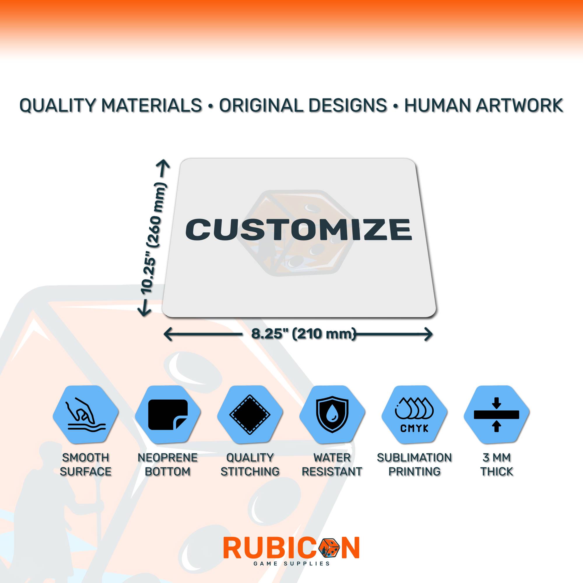Custom Mousepad 10" x 8"
