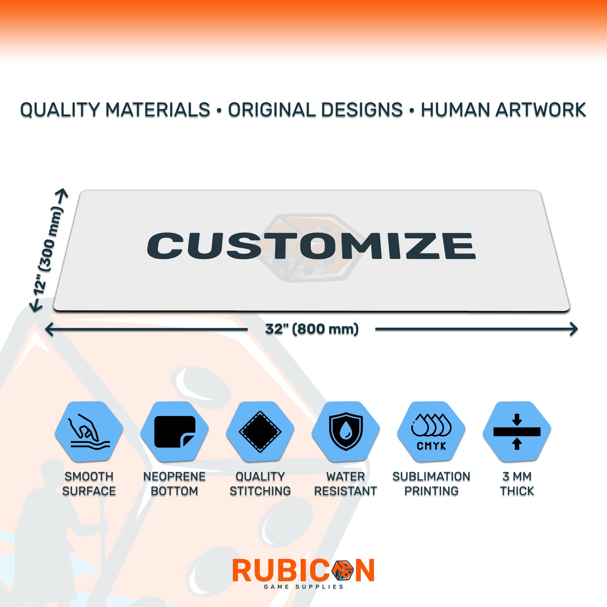 Custom Mousepad 32" x 12"