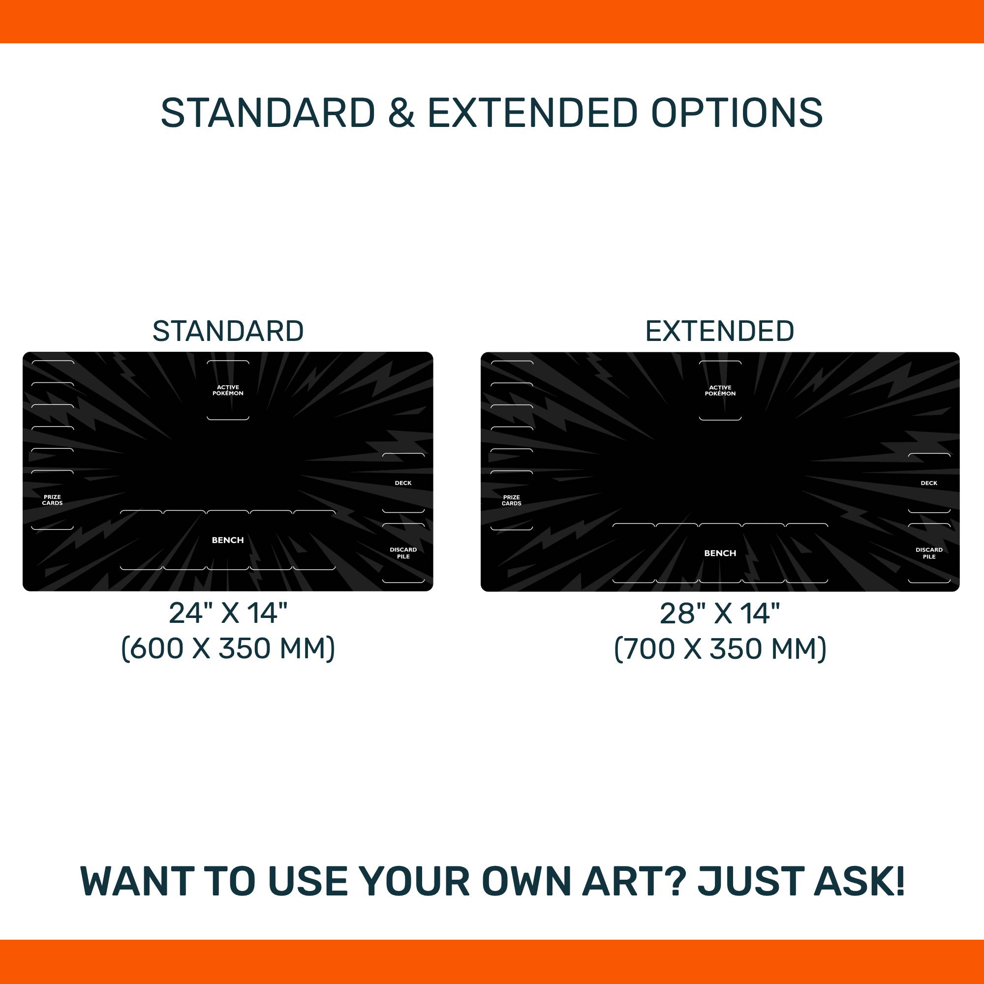 Pokemon playmat, 8 color options