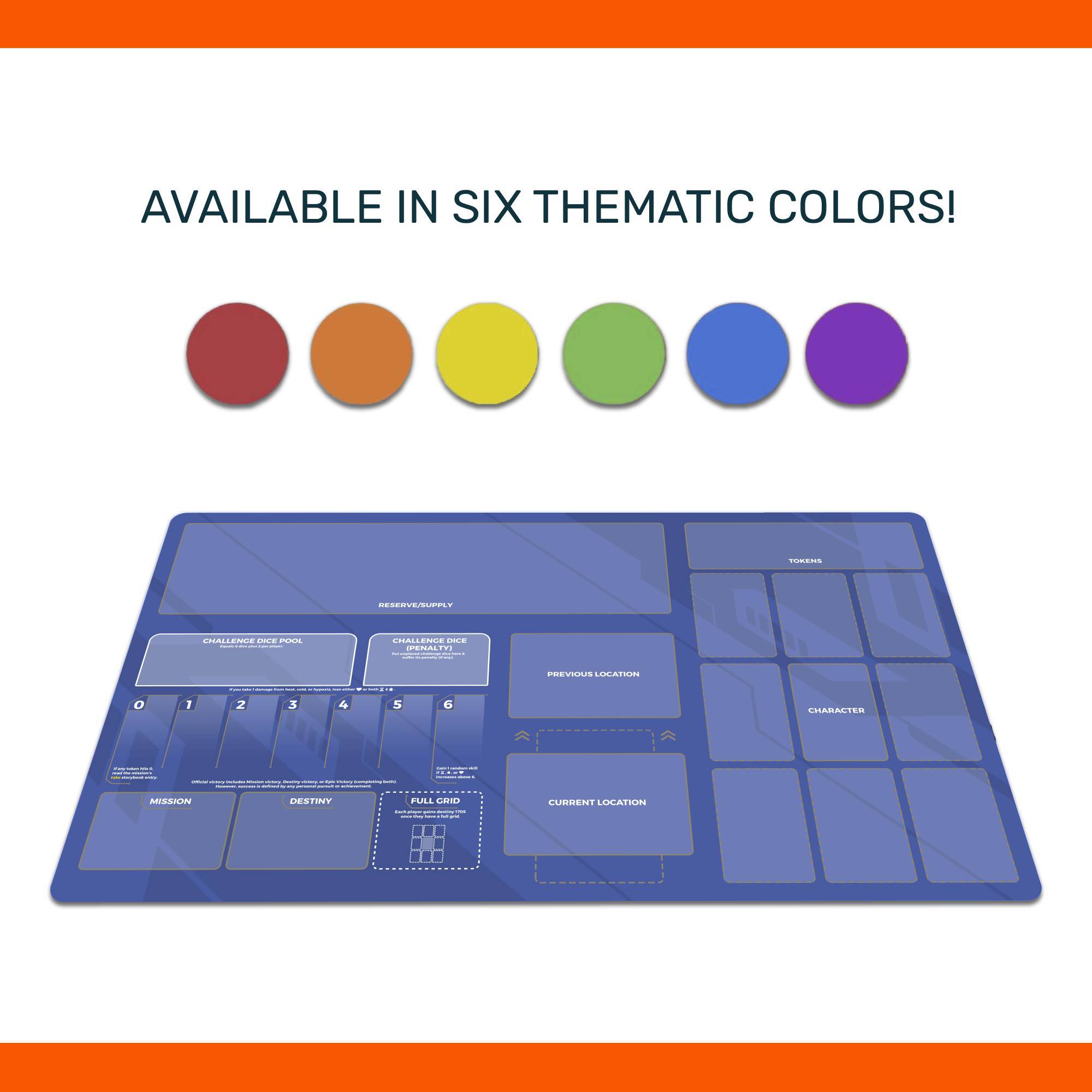 Vantage compatible solo playmat