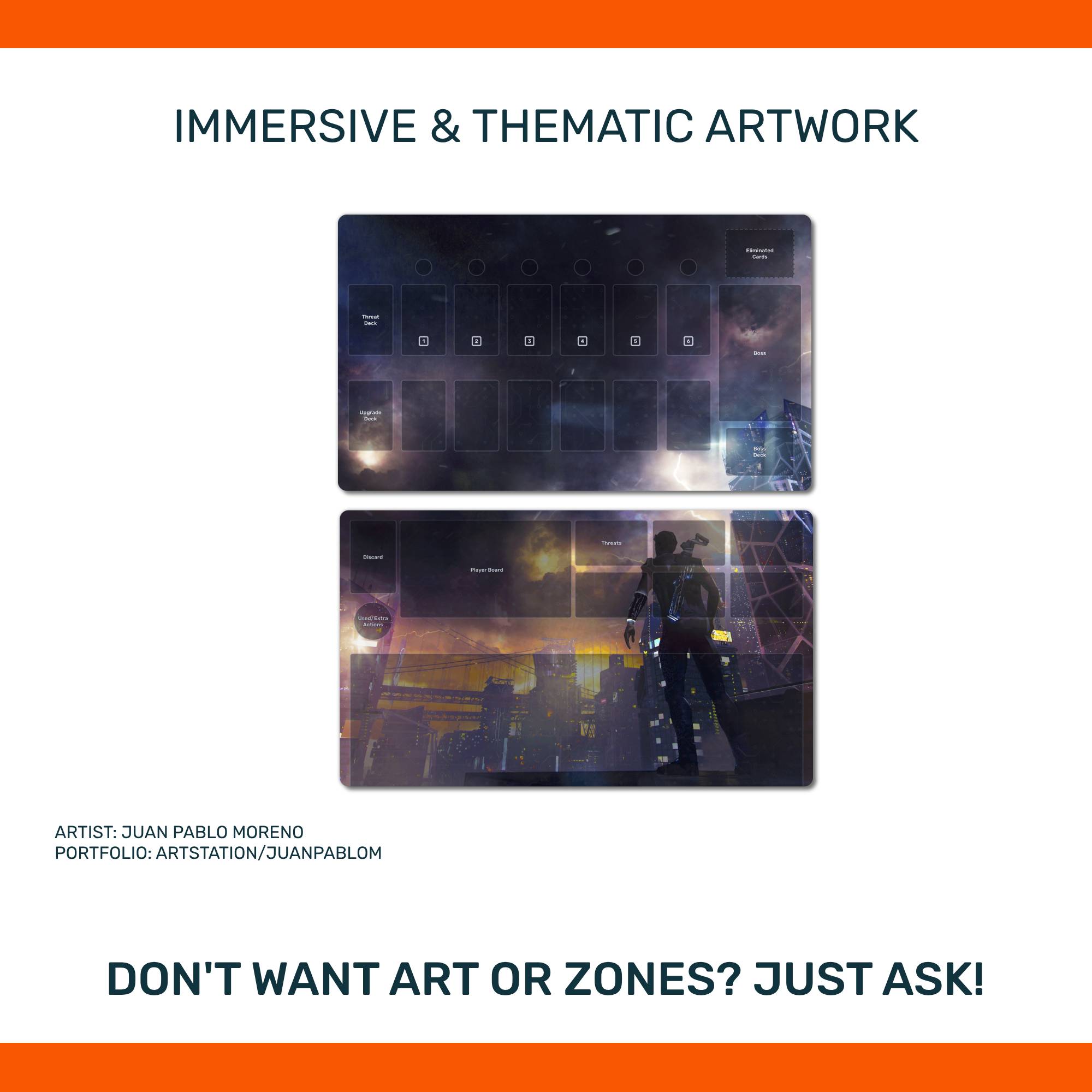 Unstoppable playmats, unofficial accessory