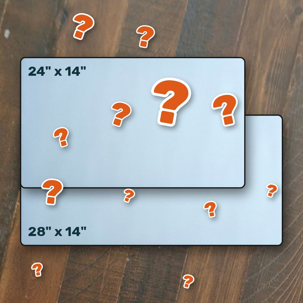 TCG Playmat Sizes Explained: 24” x 14” vs. 28” x 14” and Which to Choose