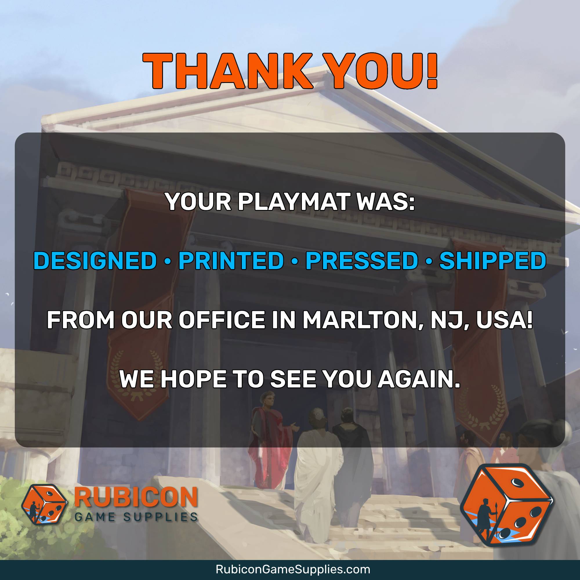 Custom 28" x 16" Playmat