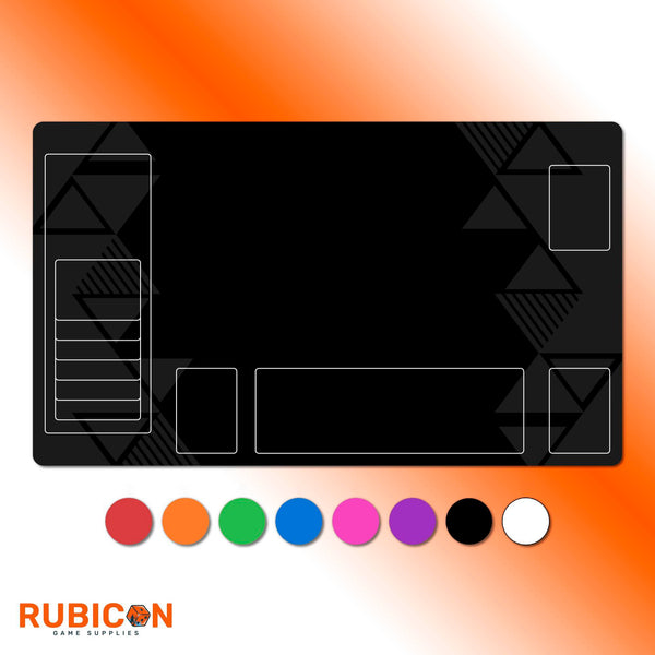 Gundam TCG Playmat, 24"x14" neoprene mat, stitched edges, compatible fan content, unofficial gaming accessory