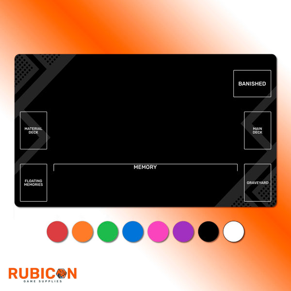 Grand Archive TCG Playmat, 24"x14" neoprene mat, stitched edges, compatible fan content, unofficial gaming accessory