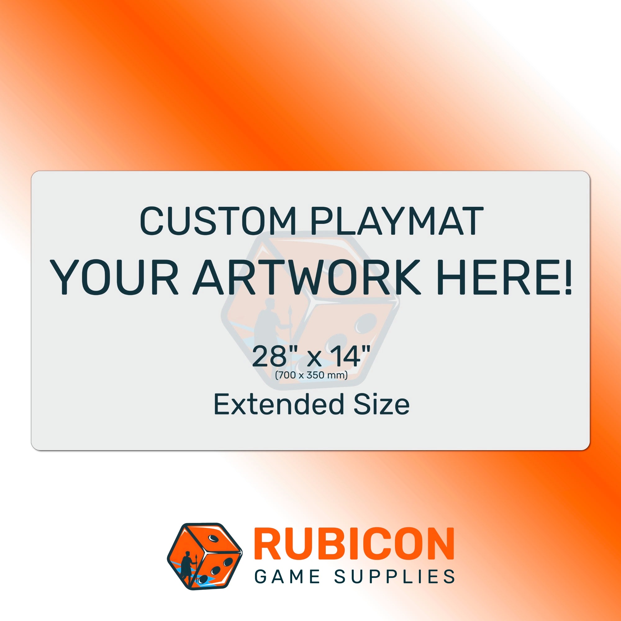 Custom 28" x 14" Playmat