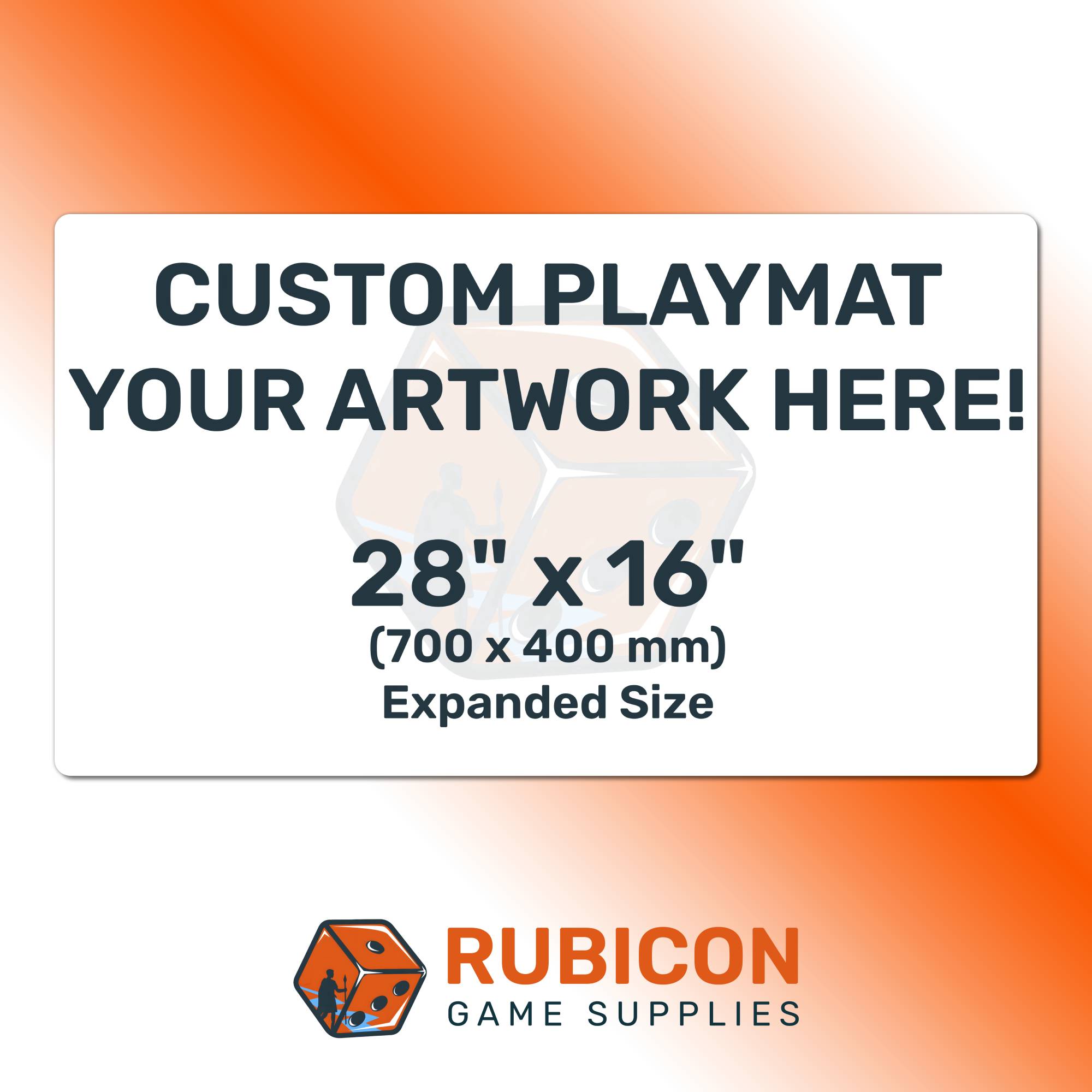 Custom 28" x 16" Playmat