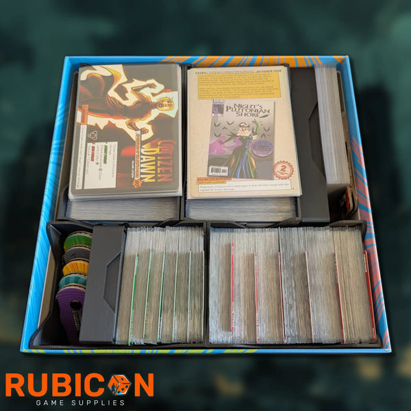 Sentinels of the Multiverse box insert organizer, STL files only, compatible game storage accessory