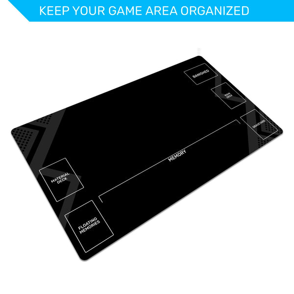 Grand Archive TCG Playmat, 24"x14" neoprene mat, stitched edges, compatible fan content, unofficial gaming accessory