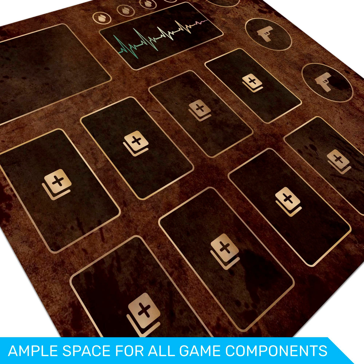 Resident Evil player mat, unofficial accessory