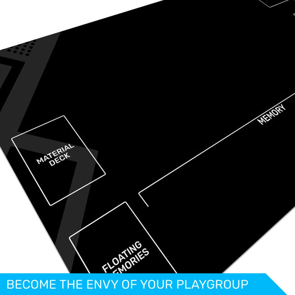 Grand Archive TCG Playmat, 24"x14" neoprene mat, stitched edges, compatible fan content, unofficial gaming accessory