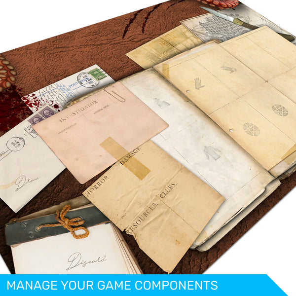 Arkham Horror LCG Investigator playmat, unofficial accessory