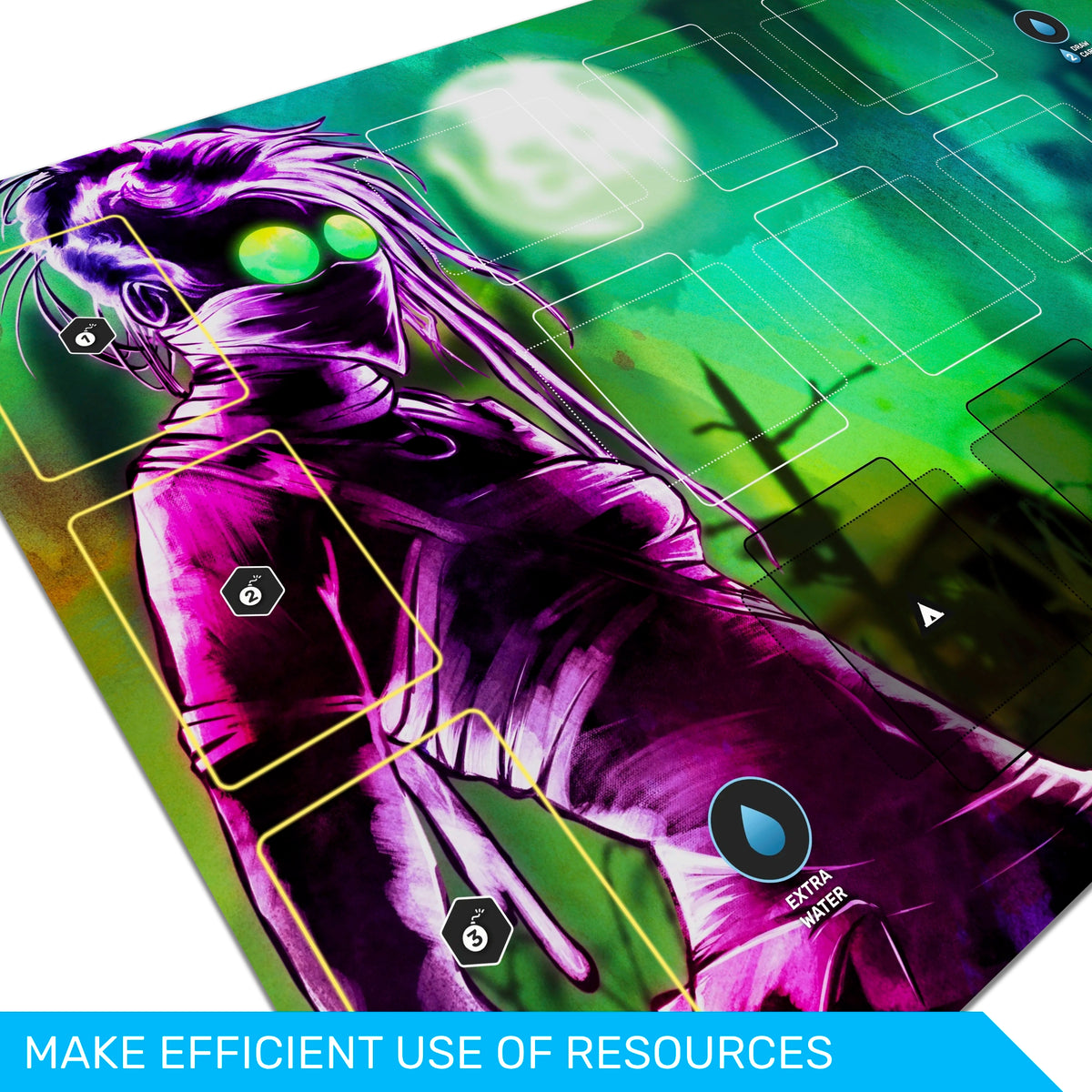 Radlands player playmats, unofficial accessory
