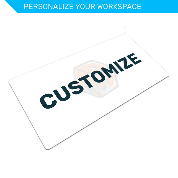 Custom Mousepad 28" x 12", personalized desk mat, stitched edges, wide size, custom art pad, gift for gamers, streamers, full desk setups