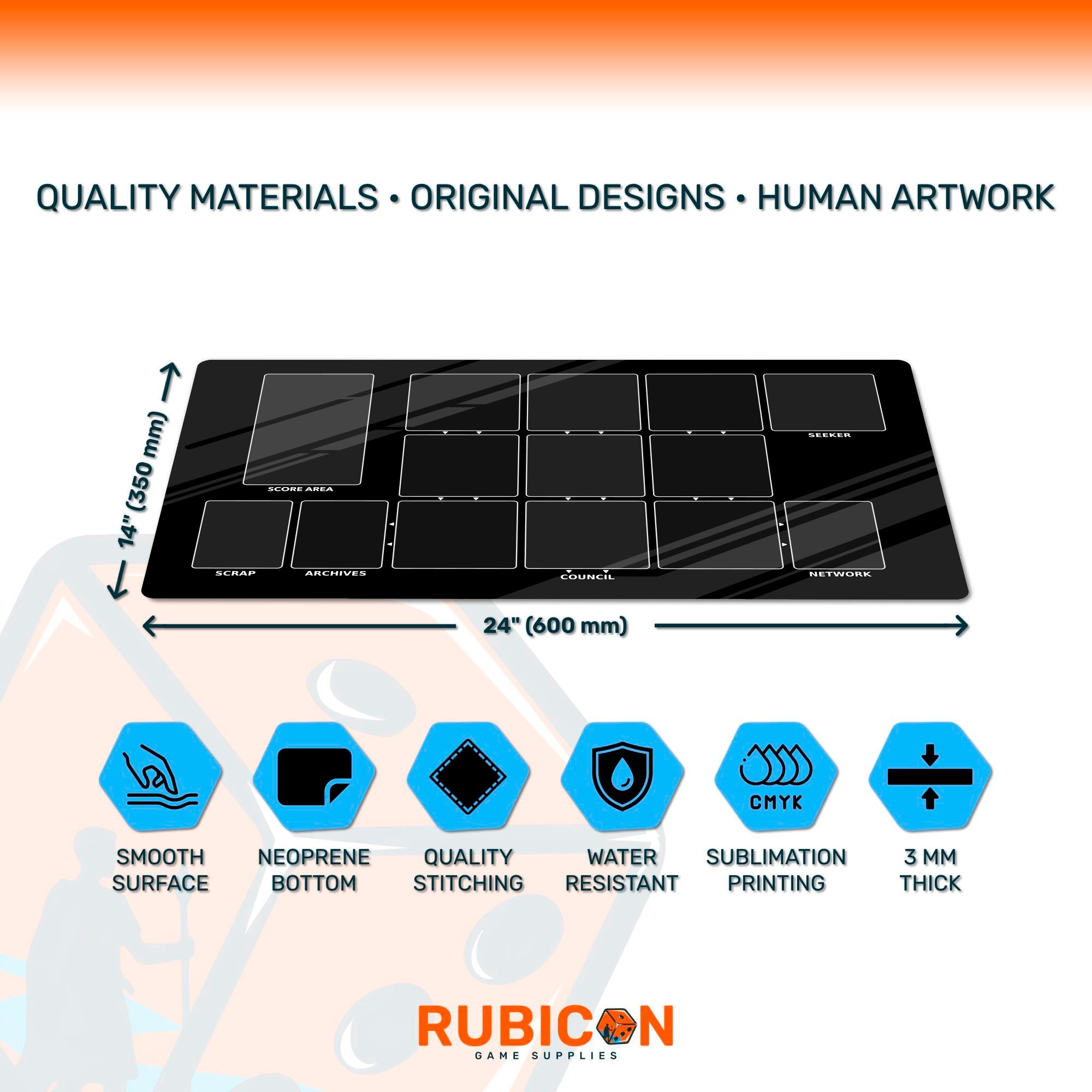 Hubworld Aidalon compatible playmat, unofficial accessory