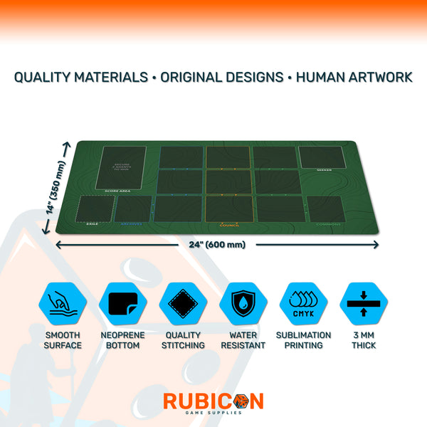 Hubworld Aidalon compatible playmat, unofficial accessory