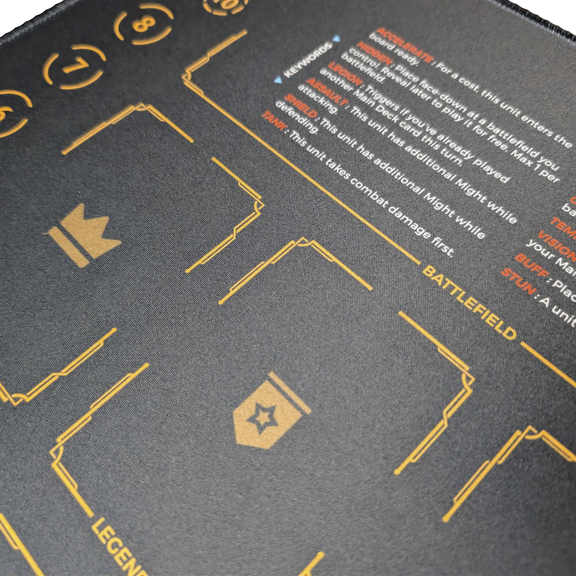 Riftbound TCG New Player playmat, unofficial accessory