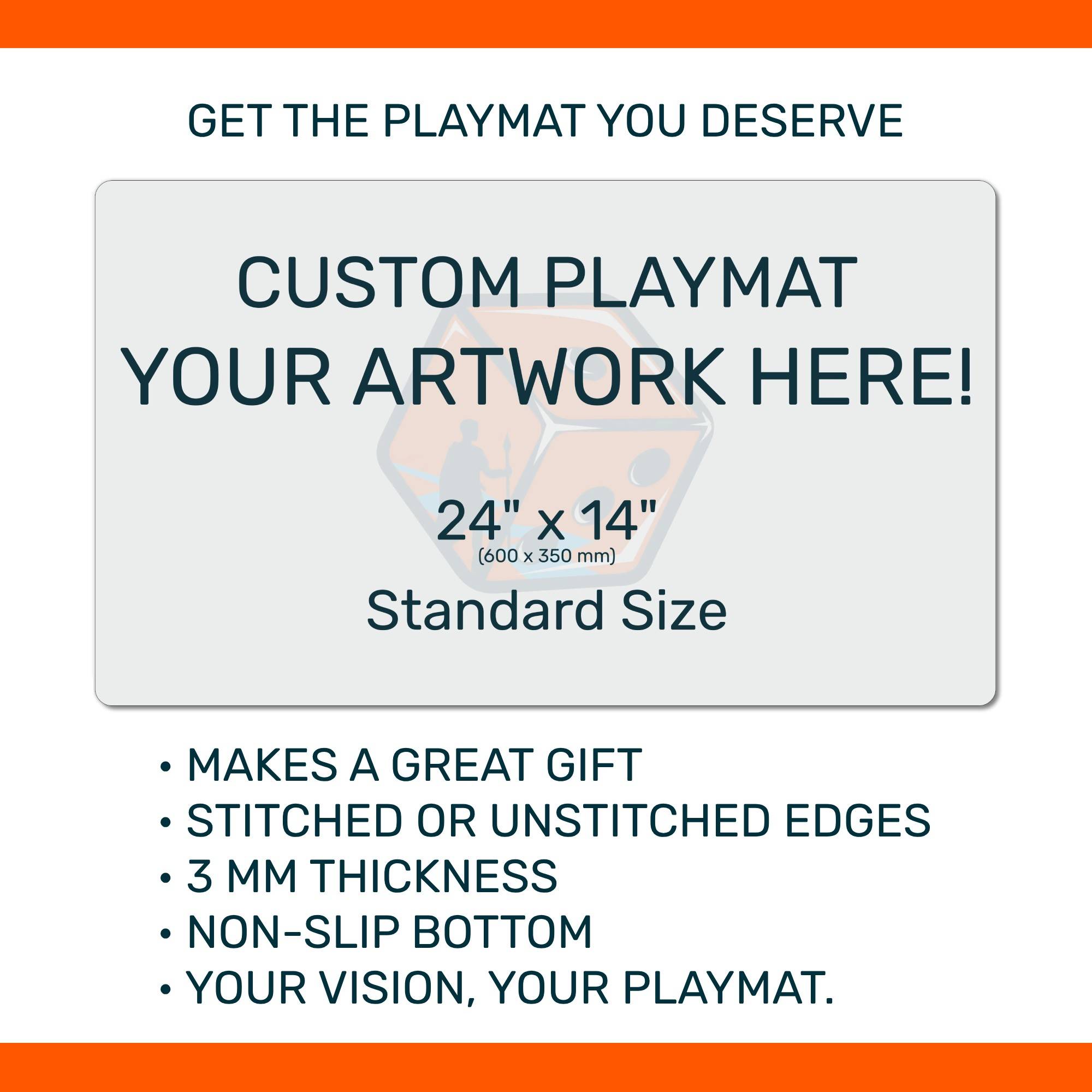 Custom 24" x 14" Playmat