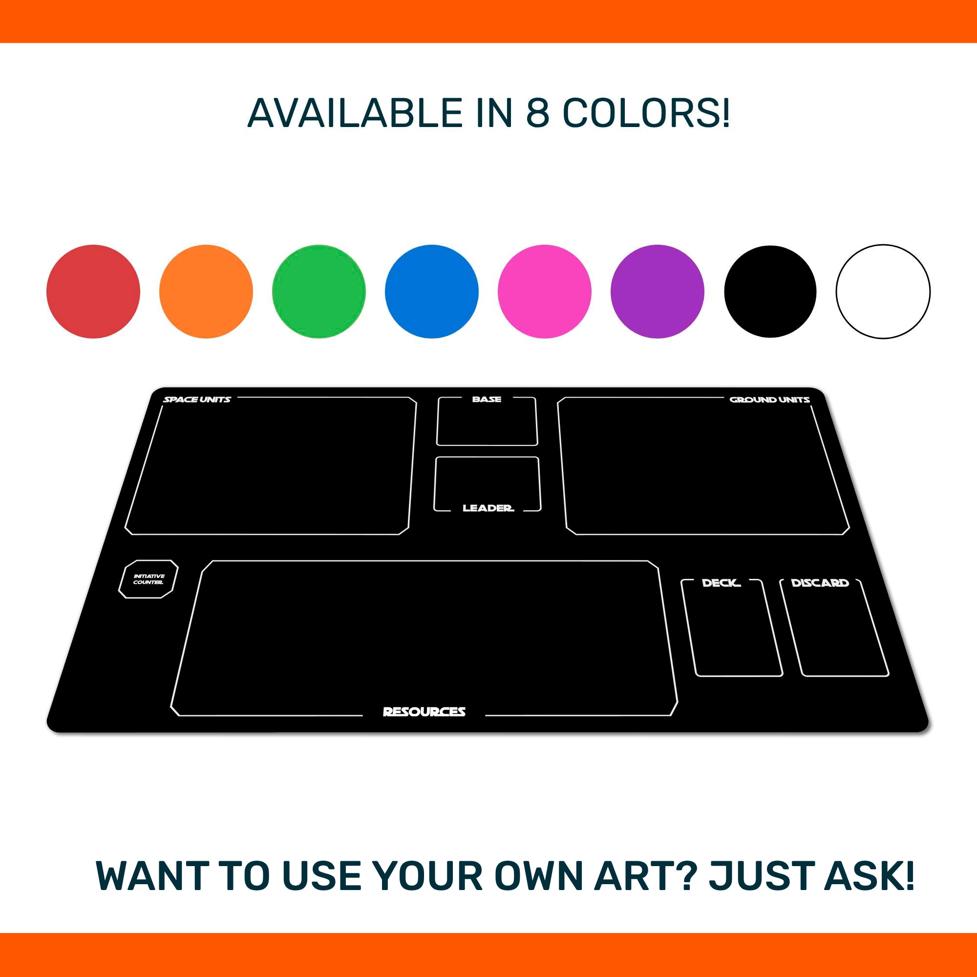 Star Wars Unlimited playmat, 8 colors, unofficial accessory