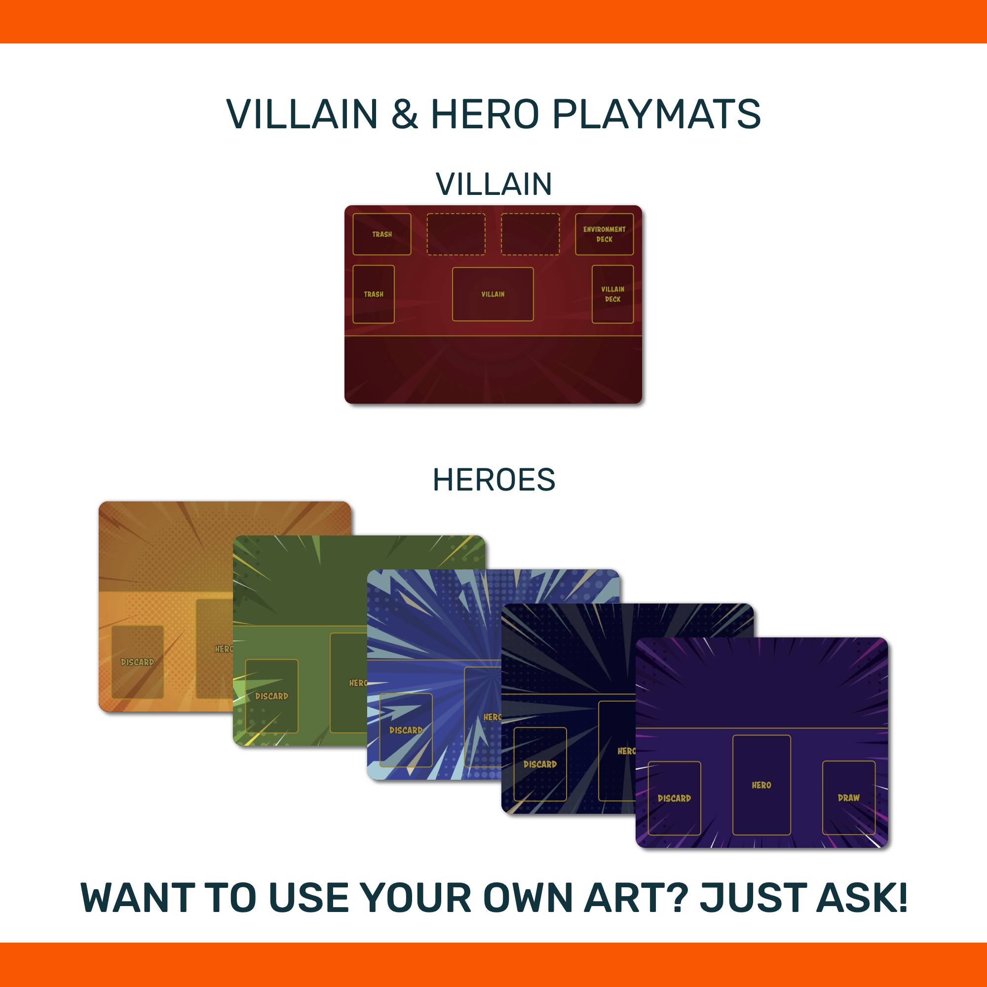 Sentinels of the Multiverse playmats, unofficial accessory