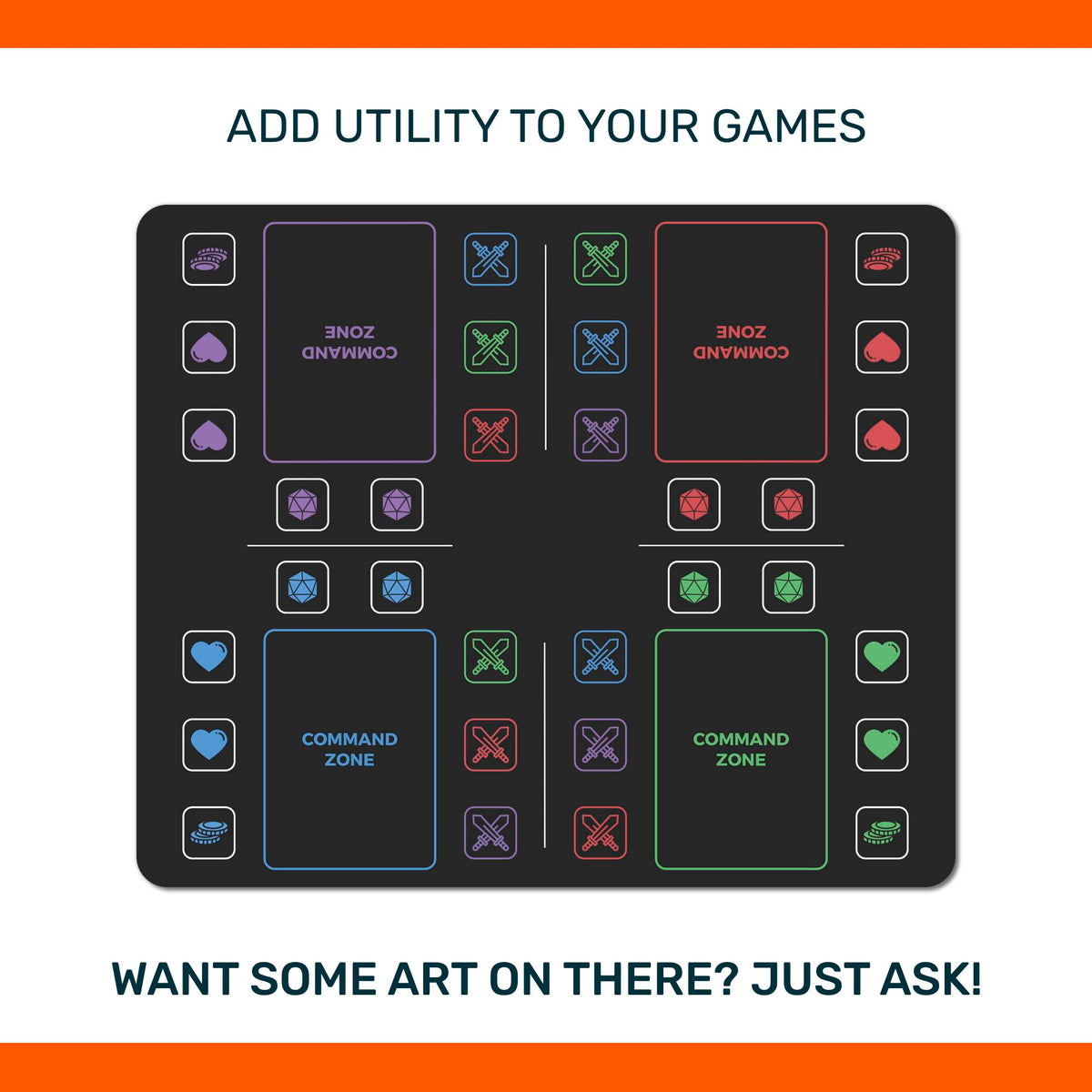 Commander mini dashboard for Magic the Gathering