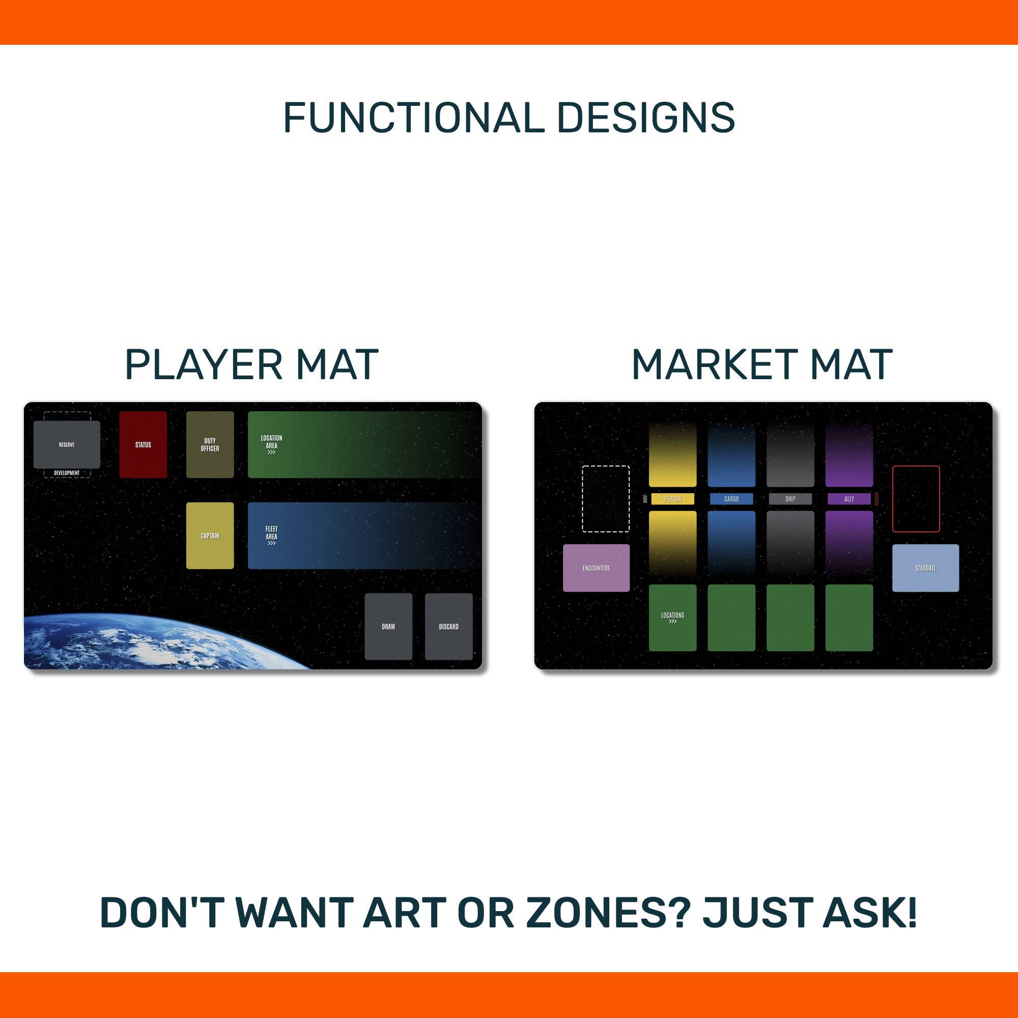 Star Trek Captain’s Chair playmats, unofficial accessory