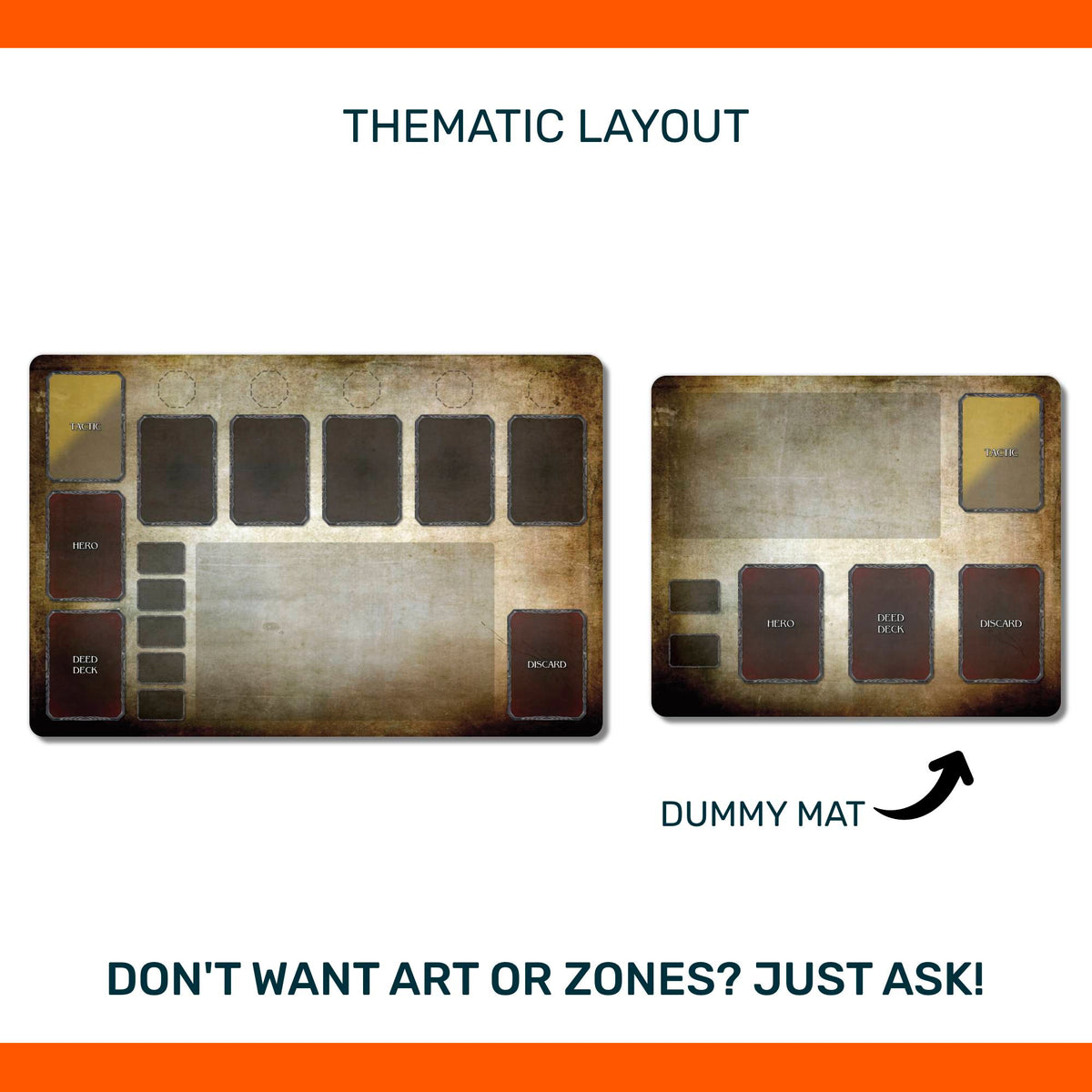 Mage Knight playmats, unofficial accessory