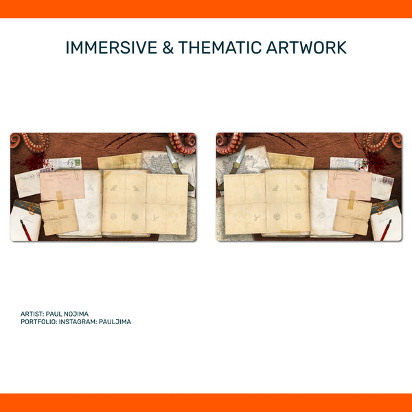 Arkham Horror LCG Investigator playmat, unofficial accessory