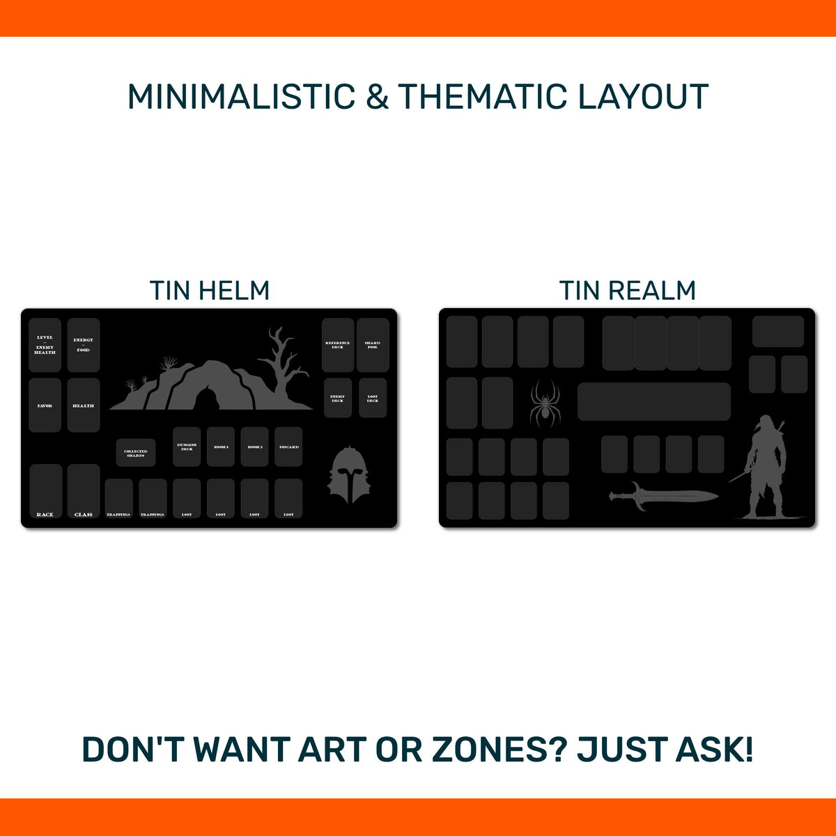Tin Helm or Tin Realm playmat, unofficial accessory