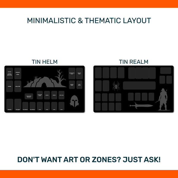 Tin Helm or Tin Realm playmat, unofficial accessory