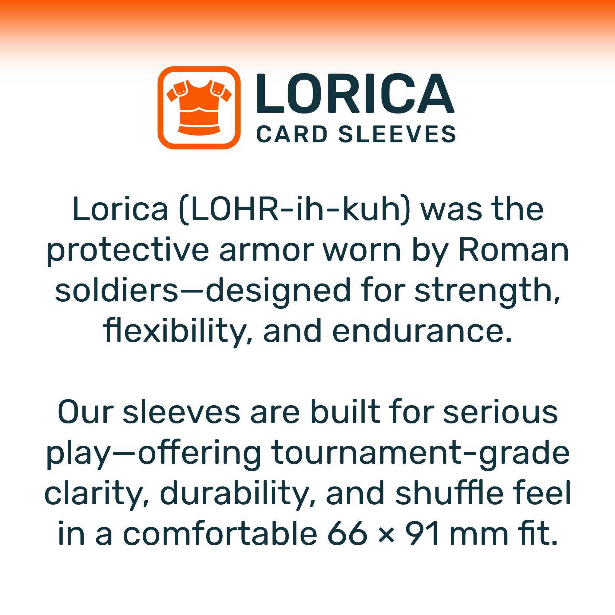 Lorica Premium Card Sleeves, 100 pack