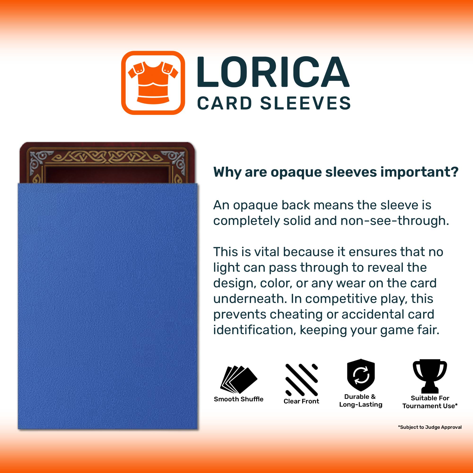 Lorica Premium Card Sleeves, 100 pack