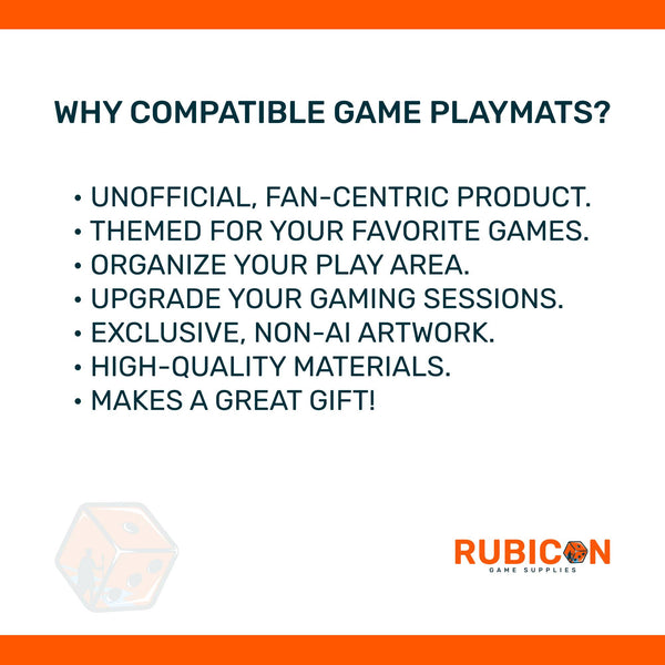 Lorcana playmats, 8 colors, unofficial accessory