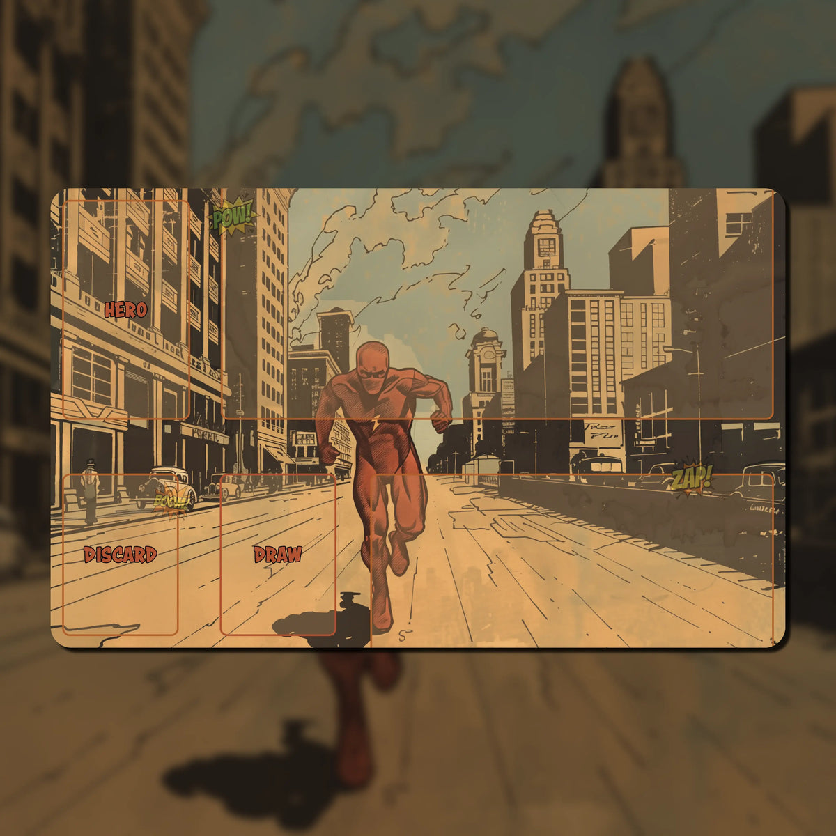 Hero Dashboard playmat for Sentinels of the Multiverse
