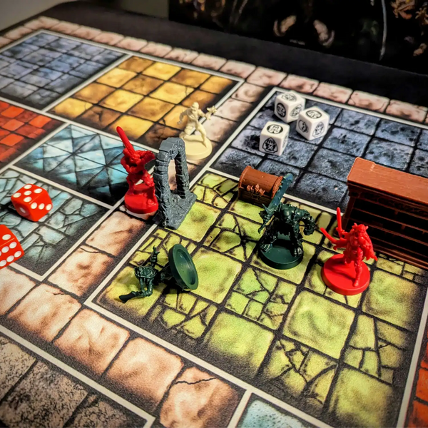 Hero Quest playmat

