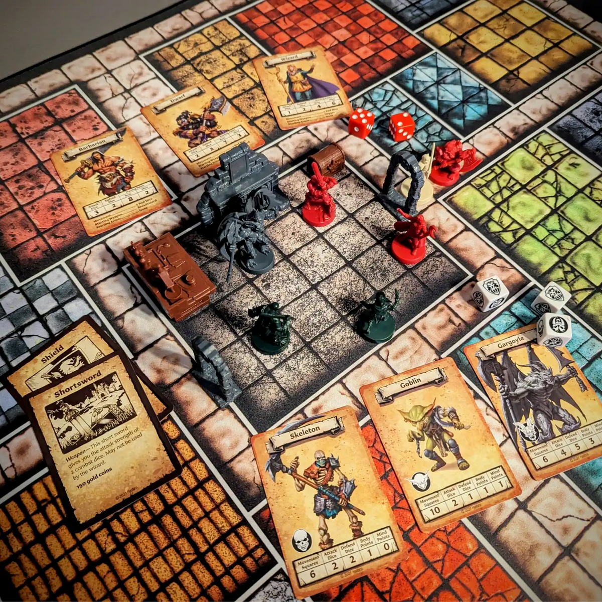Hero Quest playmat
