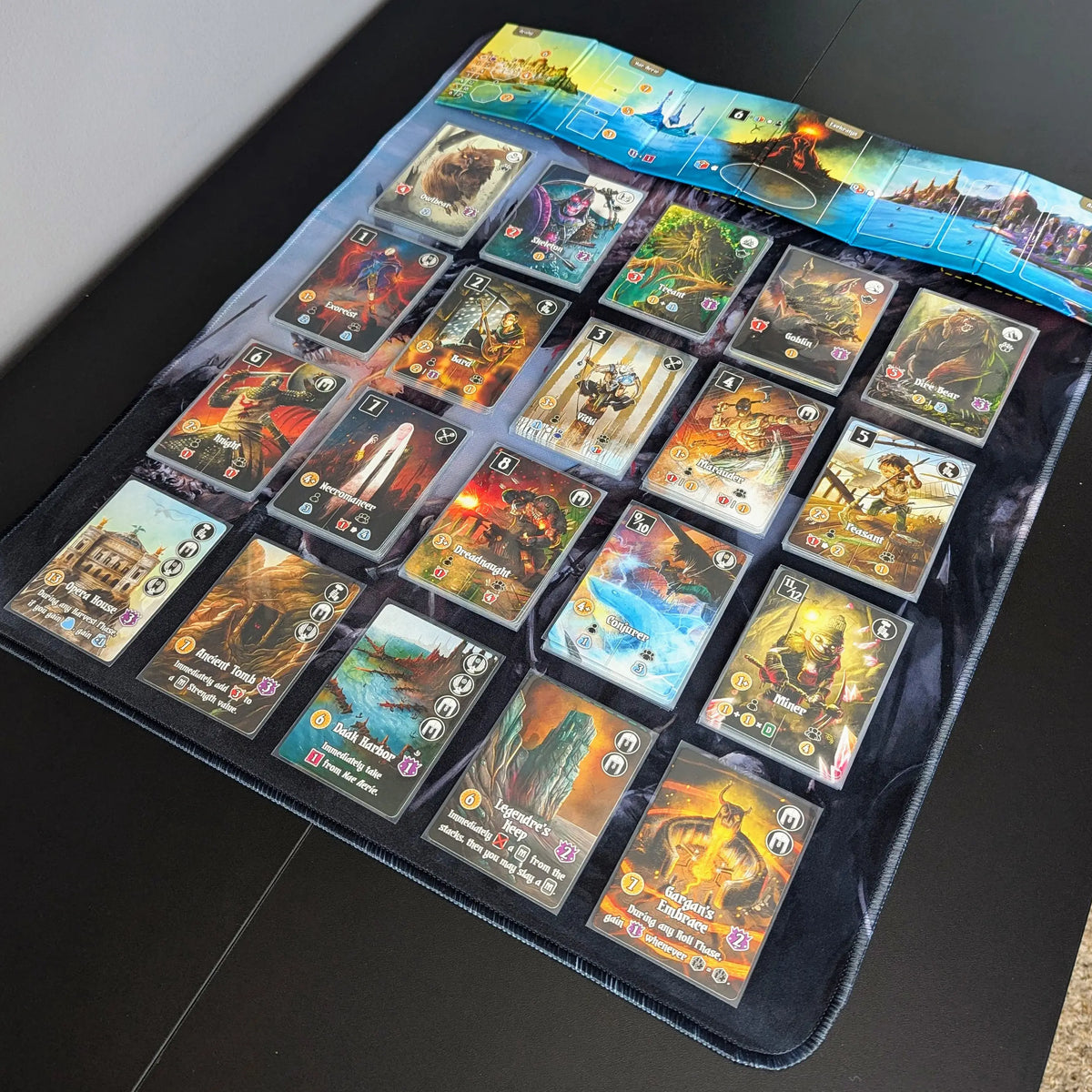 Valeria Card Kingdoms multiplayer playmat, 18" x 22" (450 x 550 mm), neoprene themed compatible game accessory