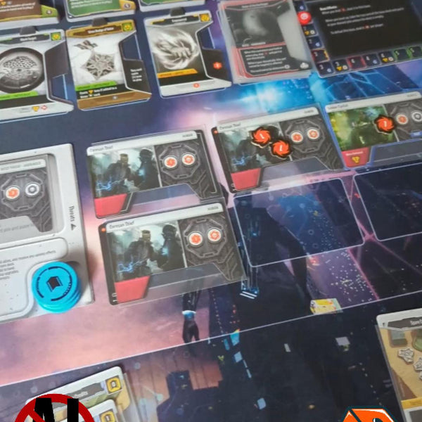 Unstoppable solo playmat, 28" x 24" (700 x 600 mm), compatible themed tabletop game accessory, No AI Art, Original Artwork