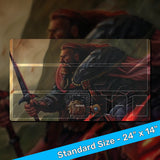 Step onto the battlefield of the Accordlands with our Warlord CCG playmat! Tailored for an immersive and organized gameplay experience, this playmat is designed to streamline your battles and enhance your strategic prowess.