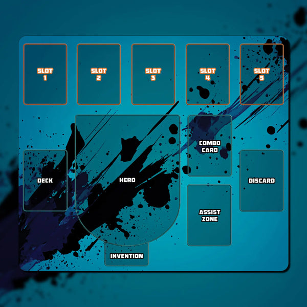Astro Knights hero playmat, 16" x 14" (400 x 350 mm), compatible accessory