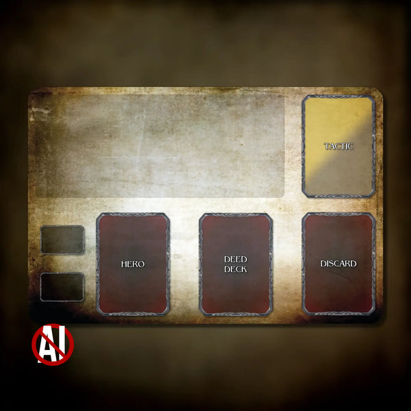 Mage Knight dummy mat lite, 12" x 8" (300 x 200 mm), neoprene themed compatible game accessory