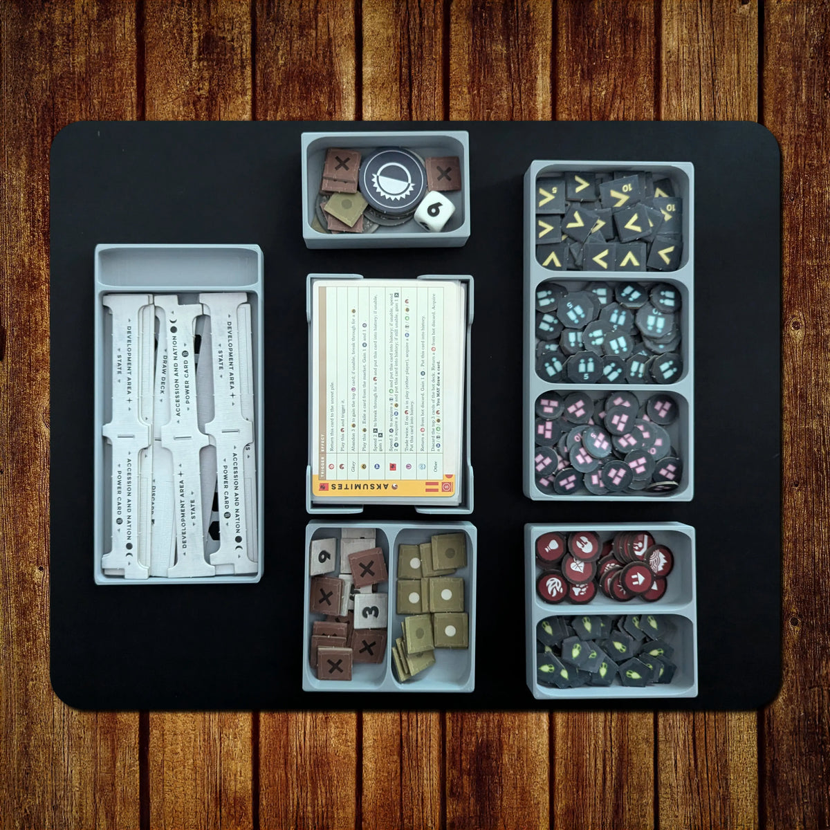 Imperium: Horizons box insert organizer, STL files only, compatible game storage accessory