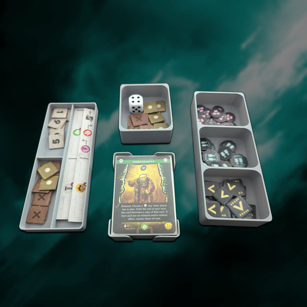 Imperium: Legends box insert organizer, STL files only, compatible game storage accessory