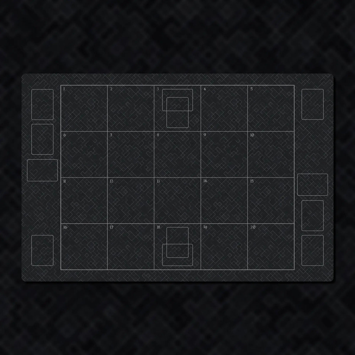 Sorcery Contested Realm Premium Playmat: 36x24", Dedicated Zones, Artwork, Neoprene, Non-Slip, Long-Lasting, Compatible with Sorcery Game.